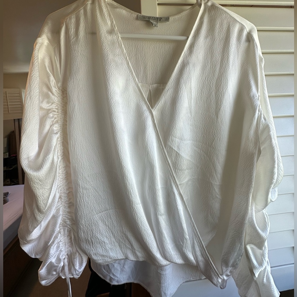 All saints | Women’s Preslie Silk Blouse | size 8